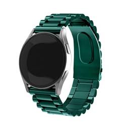 Strap-it stahlarmband Grün - Passend für Honor Magic Watch 2-42mm - Armband für Smartwatch - Ersatzarmband Edelstahl - für Damen und Herren - Zubehör passend für Honor Magic Watch 2-42mm von Strap-it