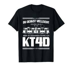 Du Denkst Vielleicht Ich Höre Dir Zu KT4D Straßenbahn T-Shirt von Straßenbahn Herzschlag Straßenbahnfahrer Geschenk