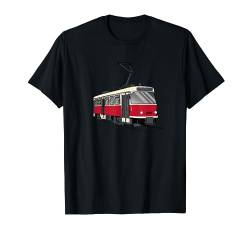 Tram T4D T4D-MT Straßenbahn T-Shirt von Straßenbahn Herzschlag Straßenbahnfahrer Geschenk
