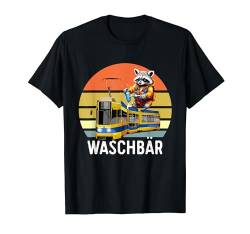 Waschbär Straßenbahn Kinder Spaß | Straßenbahn Modell BE 4/8 T-Shirt von Straßenbahn Herzschlag Straßenbahnfahrer Geschenk