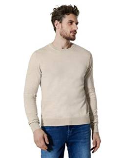 Street One MEN Herren D301921 Strickpullover, Oat beige, L von Street One MEN