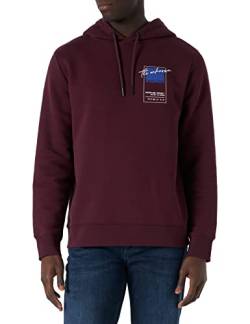 Street One MEN Herren D302083 Sweatshirt, Burgundy red, XL von Street One MEN