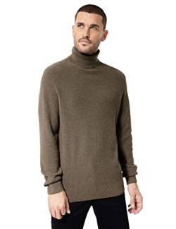 Street One MEN Herren D302088 Strickpullover, Dune Brown Melange, M von Street One MEN