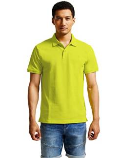 Street One MEN Herren D319366 Poloshirt, Acid Yellow, XXL EU von Street One MEN