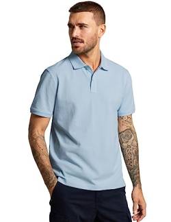 Street One MEN Herren D319366 Poloshirt, Ice Blue, XXL von Street One MEN