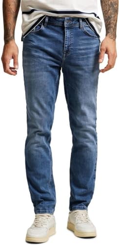 Street One MEN Herren Denim_Style-Player,regularfit,slimleg,Blue Jeanshose, Indigo Blue Wash, 33W / 34L EU von Street One MEN