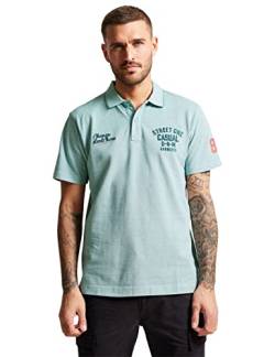 Street One MEN Poloshirt im College Style Herren D319368 Dust Green M von Street One MEN