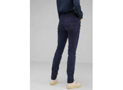Comfort-fit-Jeans STREET ONE Gr. 25, Länge 30, blau (deep indigo wash) Damen Jeans High-Waist-Jeans High Waist von Street One