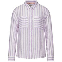 STREET ONE Blusenshirt LS_Striped shirtcollar blouse, smell of lavender von Street One