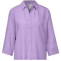 STREET ONE Blusenshirt LTD QR crepe shirtcollar blous, smell of lavender von Street One