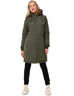 STREET ONE Damen A201721 Parka, Homey Green, 44 von Street One