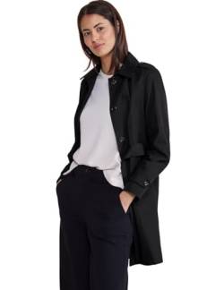 STREET ONE Damen A201931 Trenchcoat, Black, 36 EU von Street One