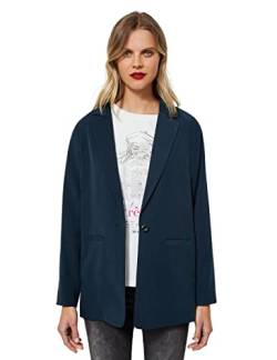 STREET ONE Damen A211770 Longblazer, deep Teal Blue, 38 von Street One