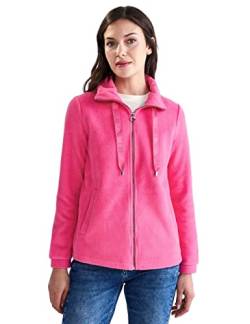 STREET ONE Damen A211845 Fleecejacke, Berry Rose, 34 von Street One