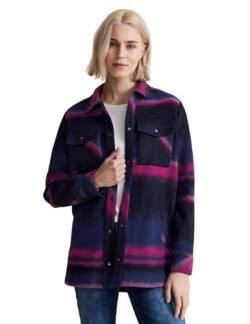 STREET ONE Damen A212059 Übergangsjacke Overshirt, deep Blue, 34 von Street One