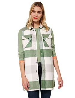 STREET ONE Damen A220151 Longweste, Washed Olive, 44 von Street One