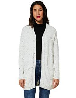 STREET ONE Damen A253541 Longcardigan, Off White, 44 von Street One