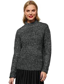 STREET ONE Damen A302191 Strickpullover Grobstrick, Black, 34 von Street One