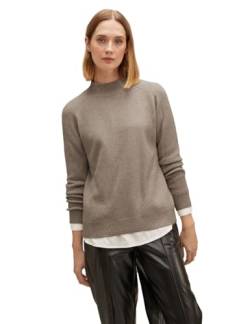 STREET ONE Damen A302427 Strickpullover, Braun, 40 von Street One