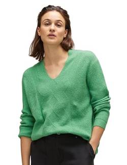 STREET ONE Damen A302478 Strickpullover, Fresh Gentle Green Melange, 36 von Street One