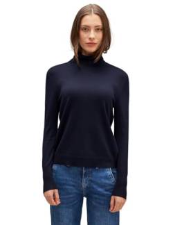 STREET ONE Damen A302536 Rollkragenpullover, deep Blue, 46 von Street One