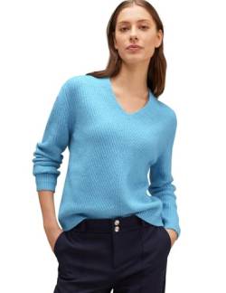 STREET ONE Damen A302538 Strickpullover, Light Aquamarine Blue Mel, 40 von Street One