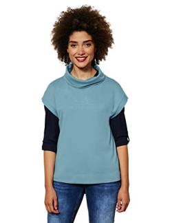 STREET ONE Damen A318821 Pullunder, Milky Jade Blue, 36 von Street One