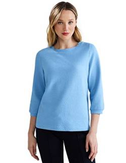 STREET ONE Damen A319141 T-Shirt 3/4 Arm, Bay Blue, 38 von Street One