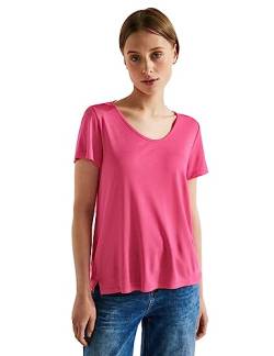 STREET ONE Damen A320124 T-Shirt Sommershirt, Berry Rose, 34 von Street One