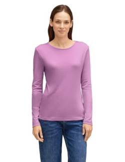 STREET ONE Damen A320676 Basic Langarmshirt, Bright Rose, 38 von Street One