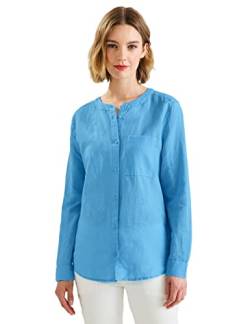 STREET ONE Damen A343774 Leinenbluse, Splash Blue, 36 EU von Street One