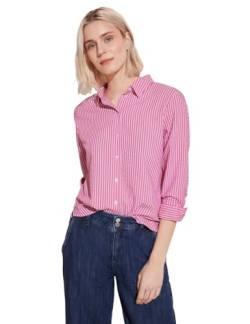 STREET ONE Damen A344582 Gestreifte Bluse, Magnolia pink, 38 von Street One