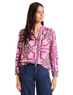 STREET ONE Damen A344657 Print Tunika Bluse, Magnolia pink, 38 von Street One