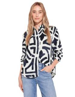 STREET ONE Damen A344662 Musselin Bluse, Off White, 44 von Street One