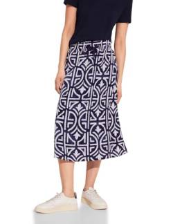 STREET ONE Damen A361454 Print Musselin Rock, deep Blue, 40W von Street One