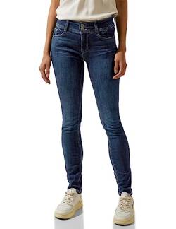 STREET ONE Damen A376534 Jeanshose Slim, clean Indigo Used, 25W x 32L von Street One