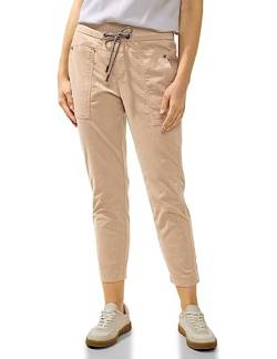 STREET ONE Damen A376623 Cordhose Joggpants, Dull Bleached Sand, 42W x 28L von Street One