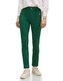 STREET ONE Damen A376957 Hose Slim und High, Gentle Green, 34W x 30L von Street One