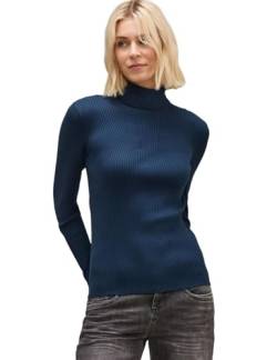 STREET ONE Damen Rollkragenpullover Atlantic Blue 46 von Street One