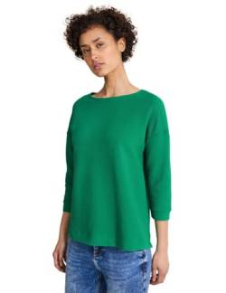 STREET ONE Damen T-Shirt 3/4 Arm, fresh spring green, 44 von Street One