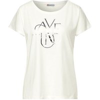 STREET ONE Kurzarmshirt LTD QR ALIVE partprint shirt von Street One