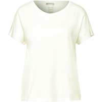 STREET ONE Kurzarmshirt - kurzarm Jersey T-Shirt mit Rundhalsausschnitt - Basic einfarbig von Street One