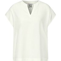 STREET ONE Langarmbluse QR Shirtblouse w splitneck sol von Street One