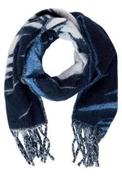 Street One Cosy Big Jacquard Scarf deep blue - A von Street One