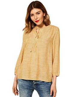 Street One Damen 343126 Bluse, Sunset Yellow, 36 von Street One