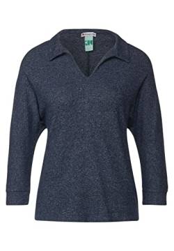 Street One Damen A319243 Poloshirt, Deep Blue Melange, 40 EU von Street One