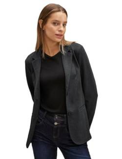 Street One Damen Qr Basic Blazer, Black, 38 von Street One