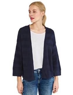 Street One Damen Strukturcardigan A253591, Deep Blue, 44 von Street One