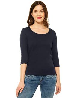 Street One Damen Style Pania T-Shirt, Deep Blue Neu, 38 von Street One