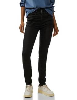 Street One Damen Style York Jeanshose Slim und High, Black Rinsed wash, 26W / 30L von Street One